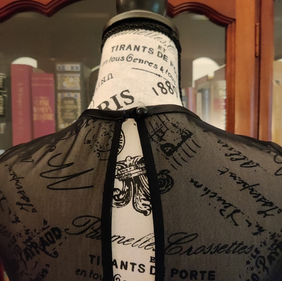 NWOT Black Cocktail Dress - Picture 4 of 6